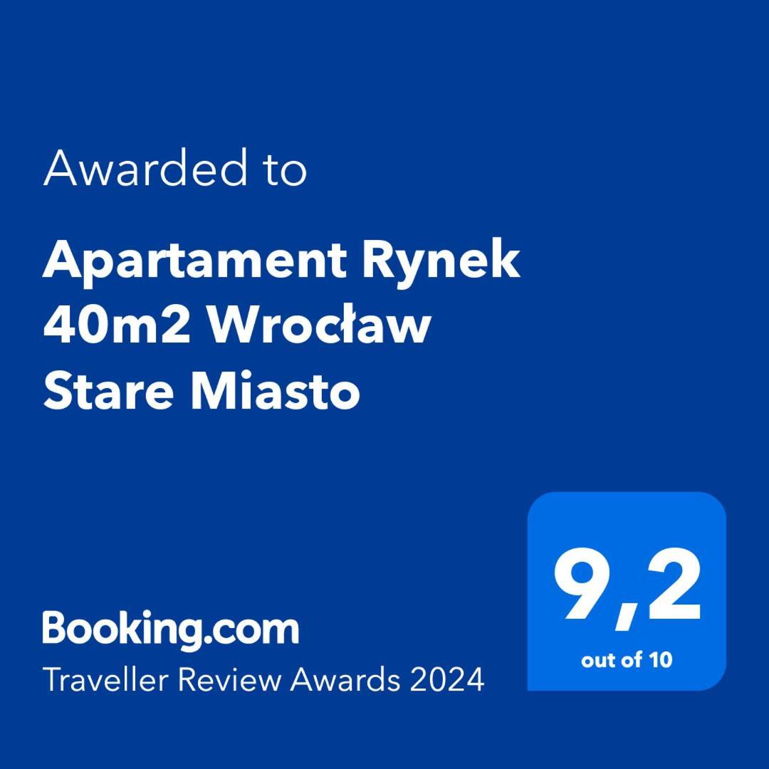 Apartament Rynek 40M2 Wroclaw Stare Miasto 外观 照片
